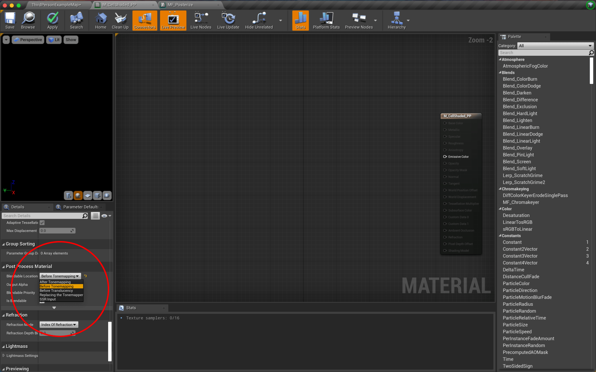 Creating a Cell-Shader Post Process Material in Unreal Engine – Robot ...